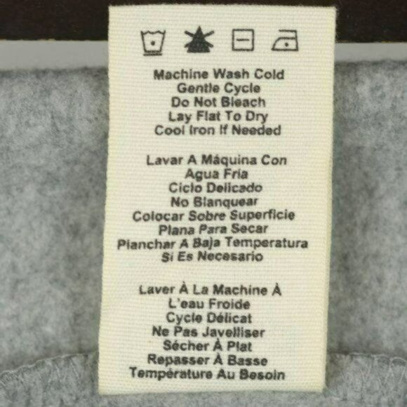 UGG Amara Women's XS Gray Crewneck Ruffled 3/4 Sleeve Sweatshirt - Picture 9 of 9